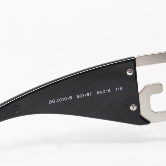 DOLCE&GABBANA Black Round Sunglasses - Picture 7 of 7